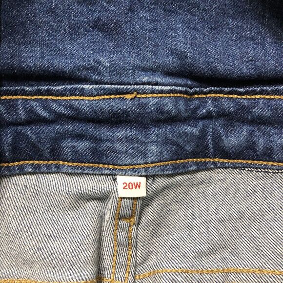 Levi's Denim Overalls Womens 20W Vintage 90s Streetwear Premium Cotton Casual - Picture 10 of 16